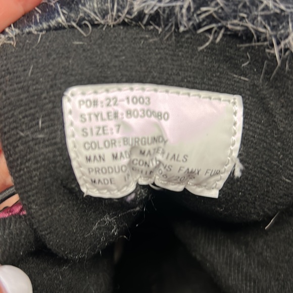 Girls snow boots size 7y - Picture 6 of 6